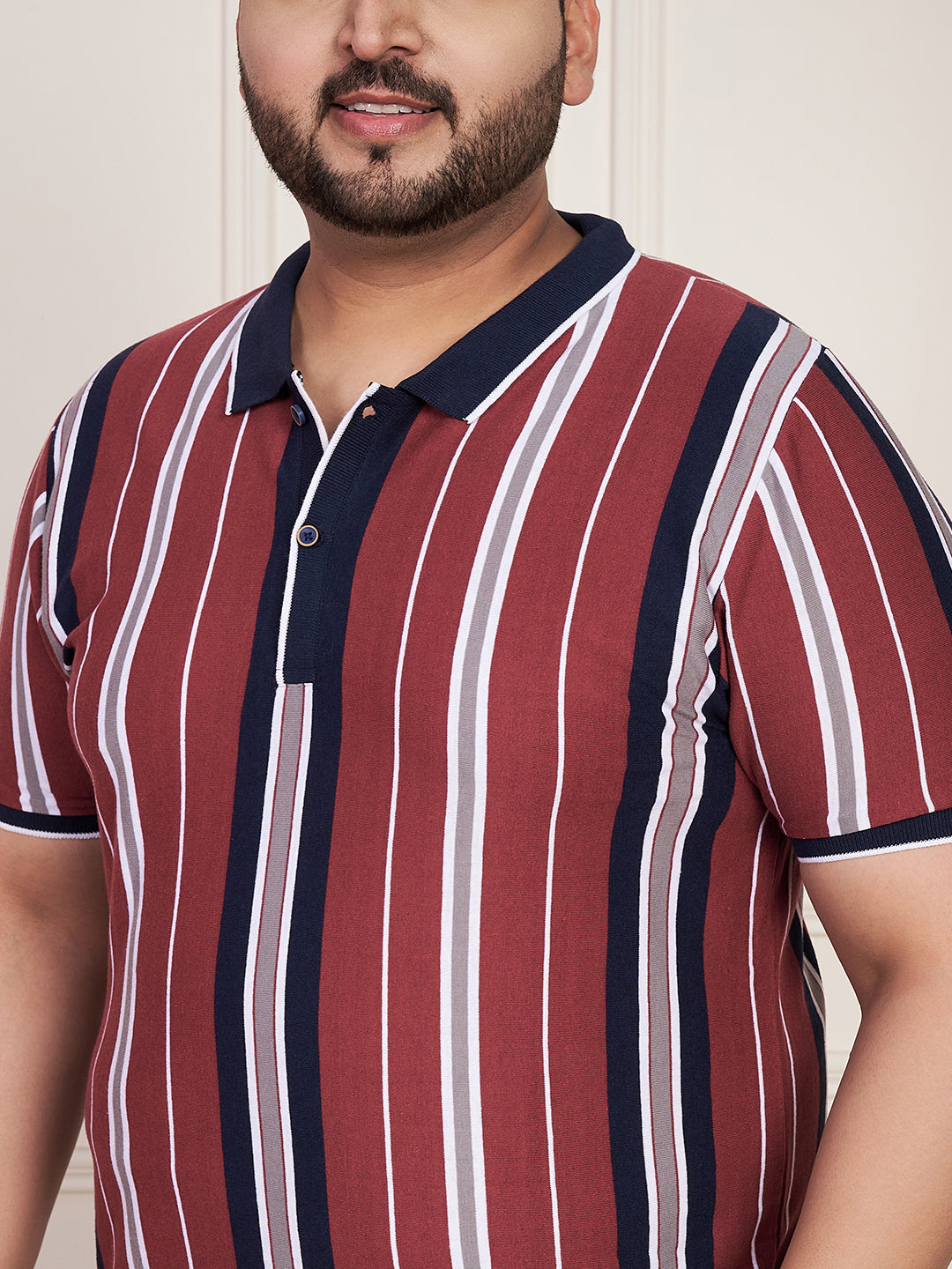 Austivo Men's Polo Neck T-shirt
