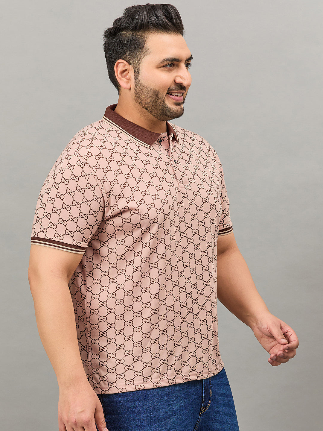 Austivo Men's Polo Neck T-shirt