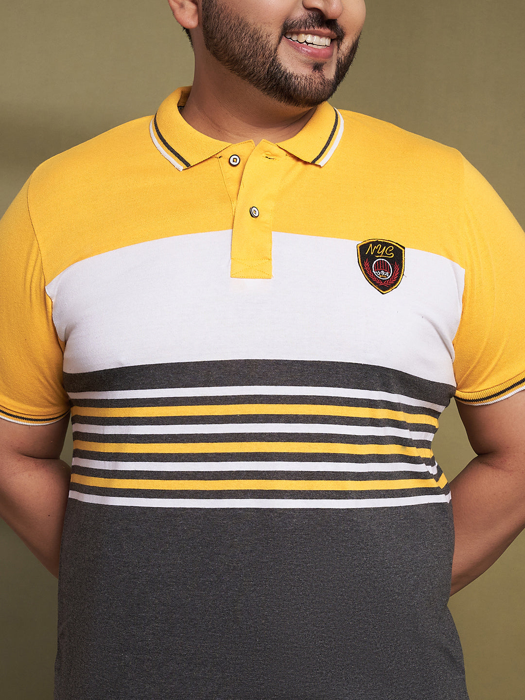Austivo Men's Polo Neck T-shirt