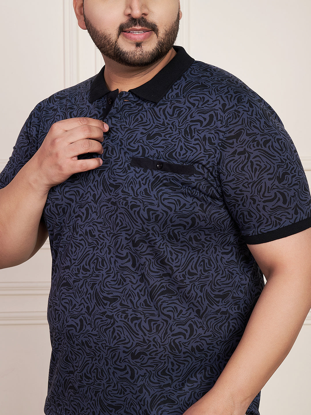 Austivo Men's Polo Neck T-shirt