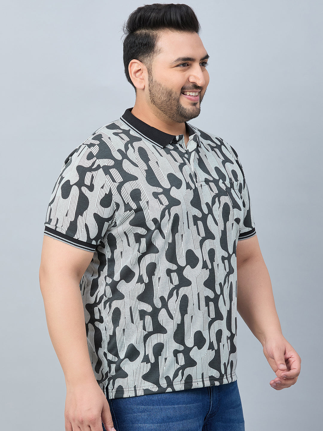 Austivo Men's Polo Neck T-shirt