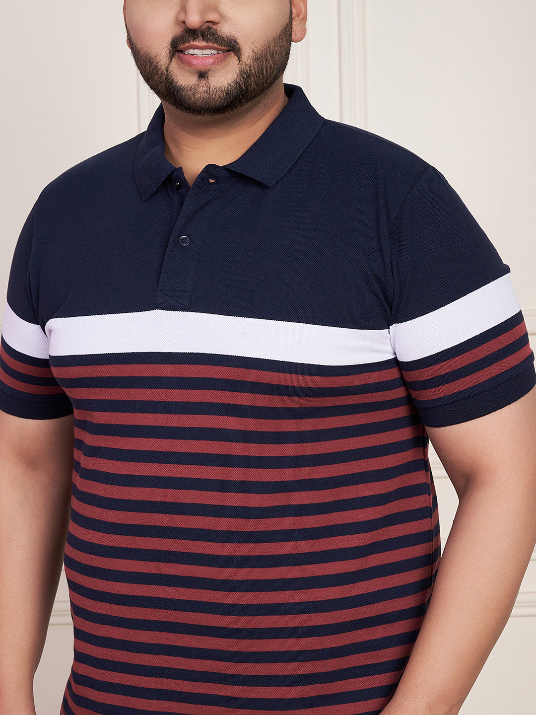 Austivo Men's Polo Neck T-shirt