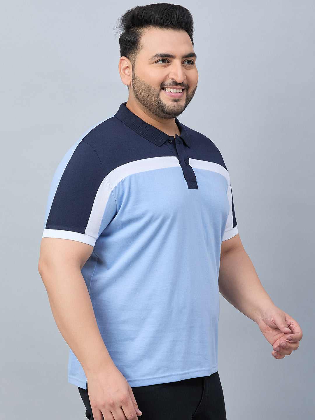 Austivo Men's Polo Neck T-shirt