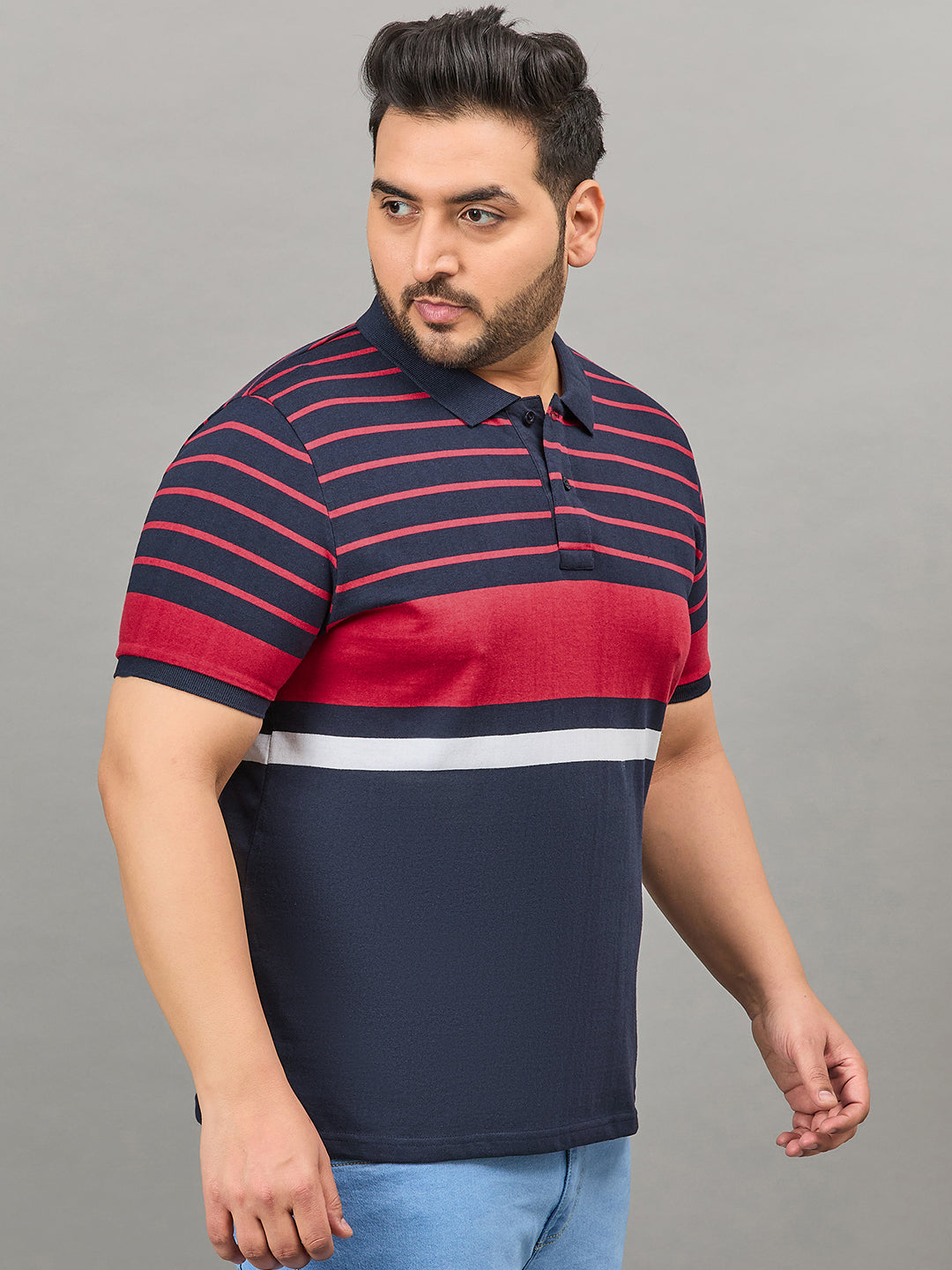 Austivo Men's Polo Neck T-shirt