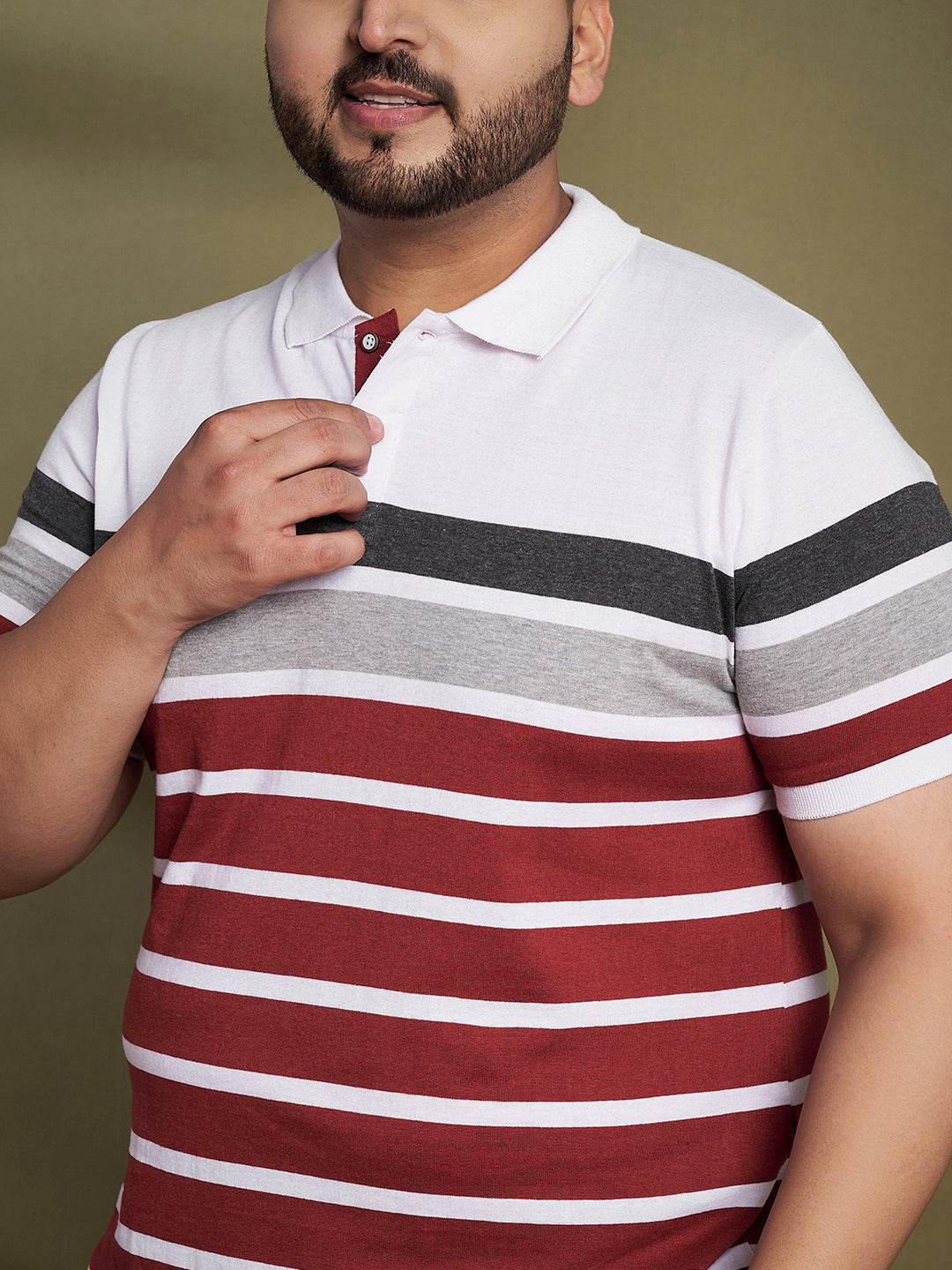 Austivo Men's Polo Neck T-shirt