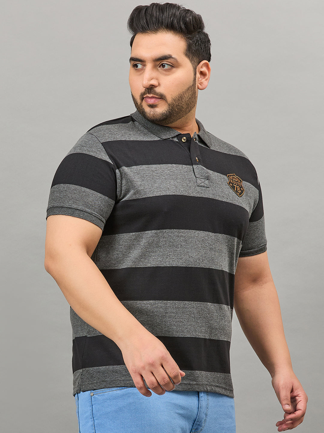 Austivo Men's Polo Neck T-shirt