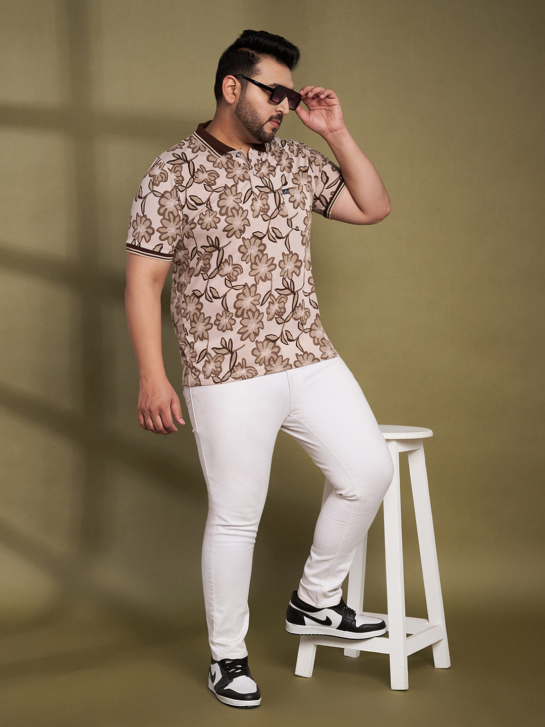 Austivo Men's Polo Neck T-shirt