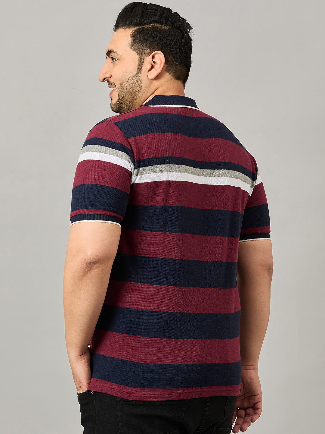 Austivo Men's Polo Neck T-shirt