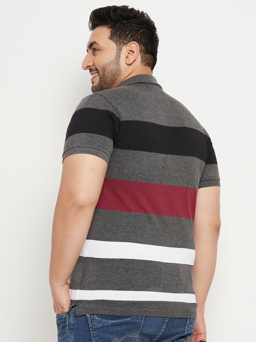 Austivo Men's Sleeves Polo Neck T-shirt