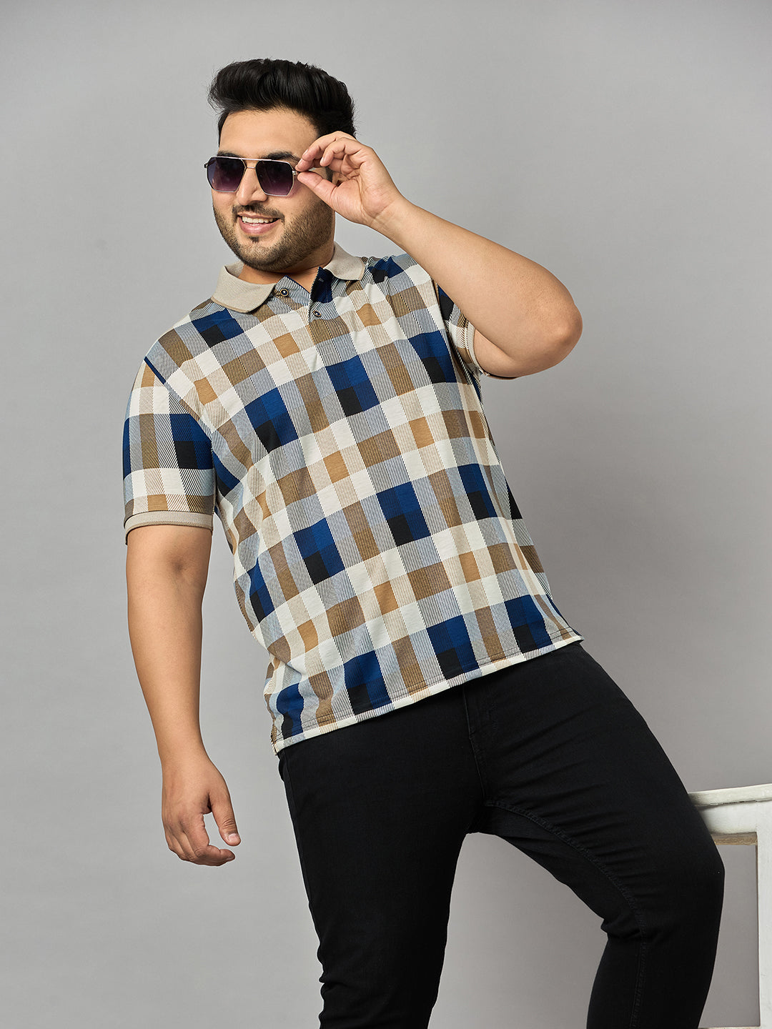 Austivo Men's Polo Neck T-shirt