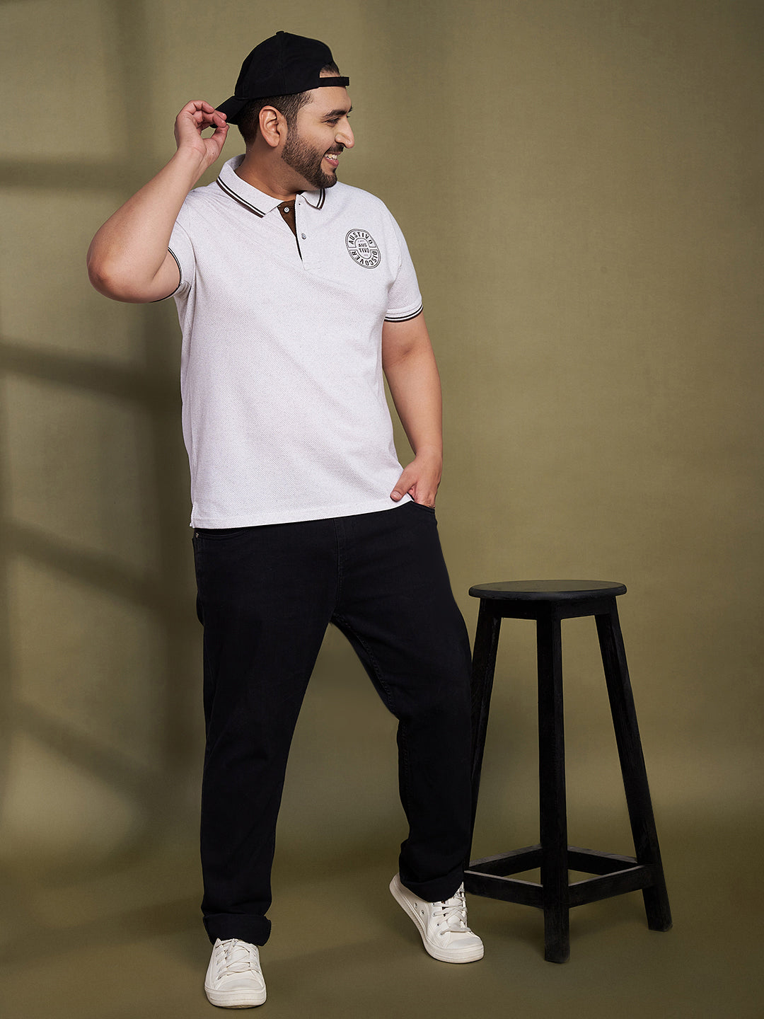 Austivo Men's Polo Neck T-shirt