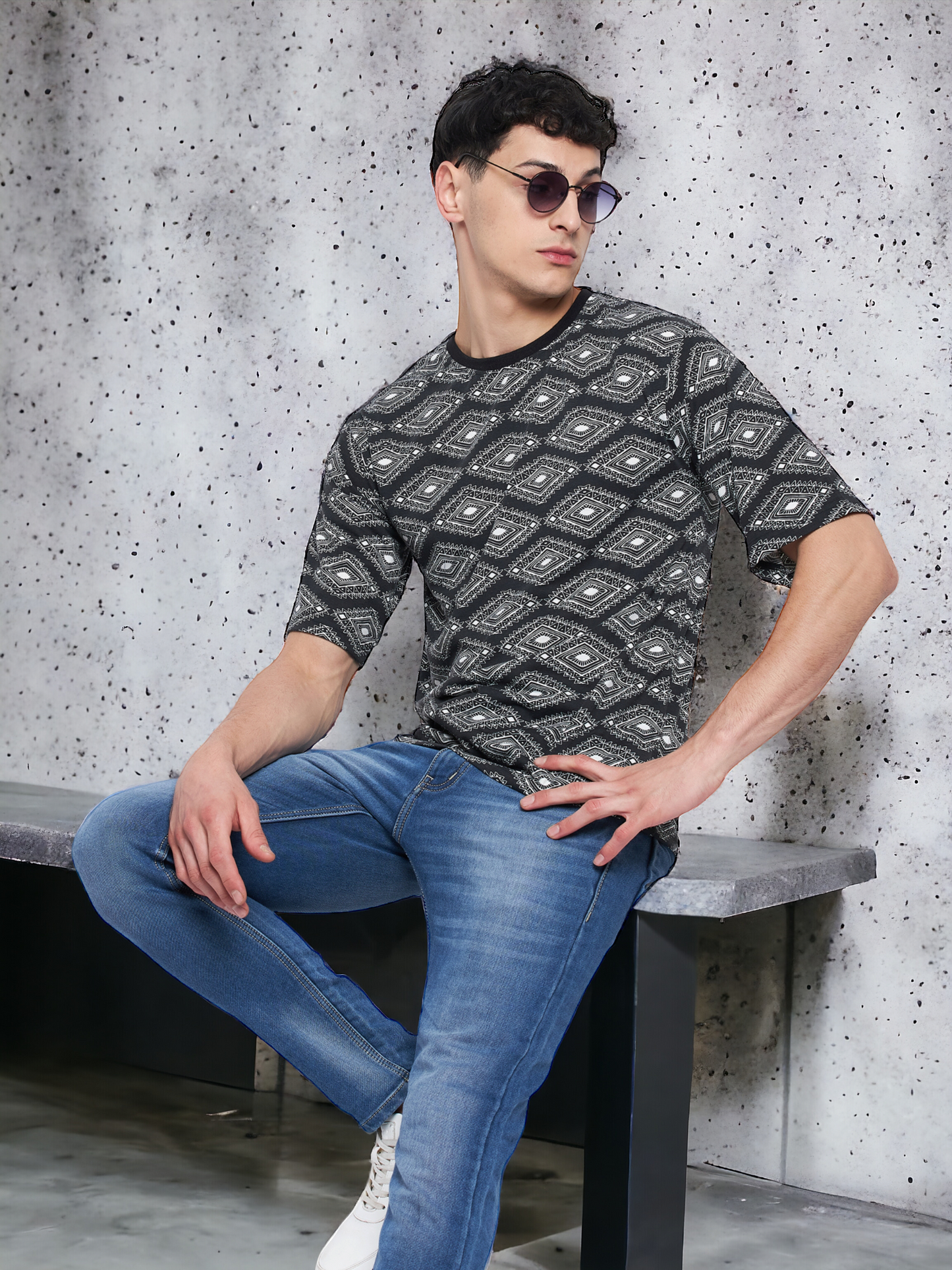 Austiz Men's Graphic print Funky T shirt
