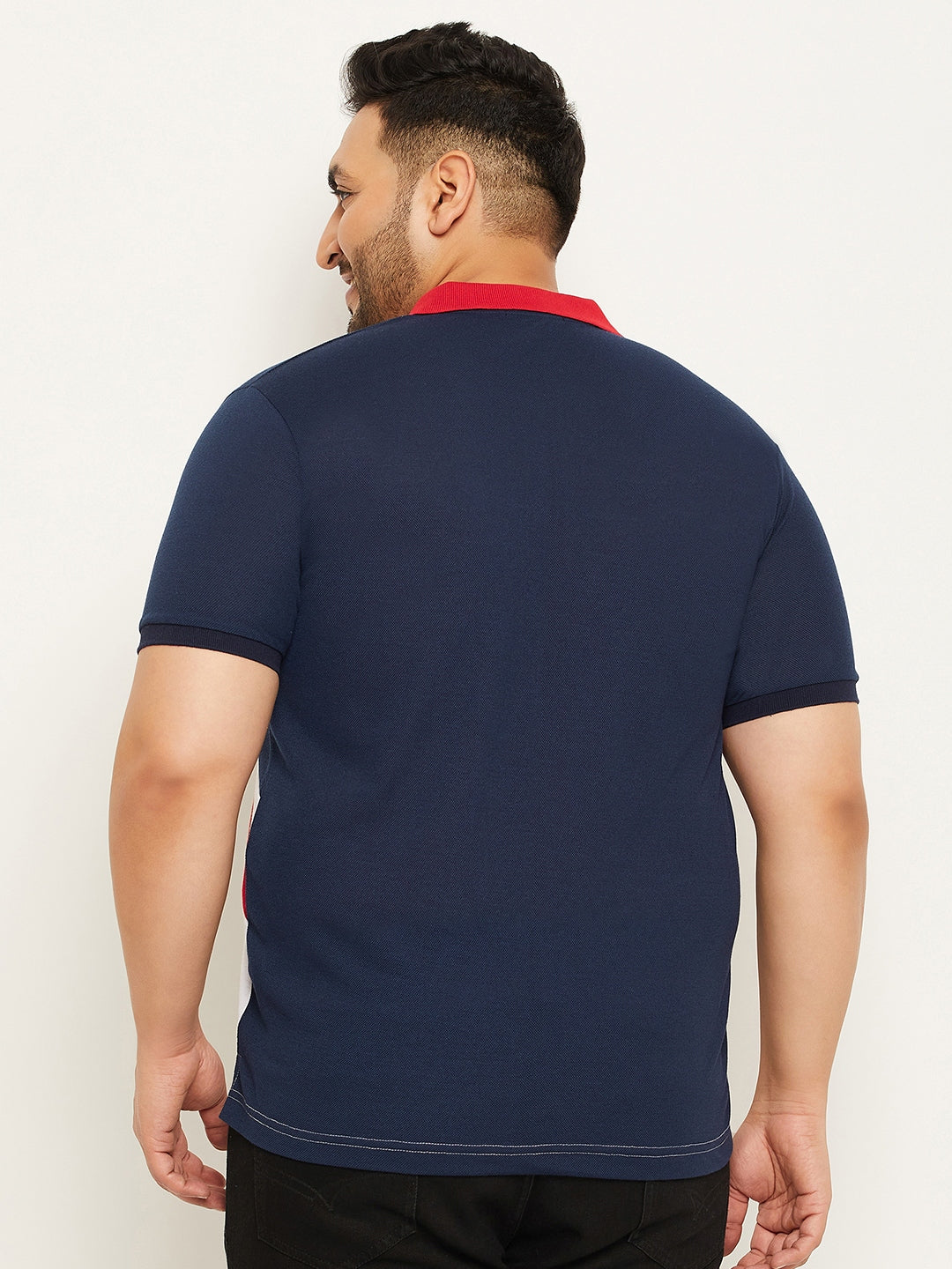 Austivo Striped Men Polo Neck Multicolor T-Shirt