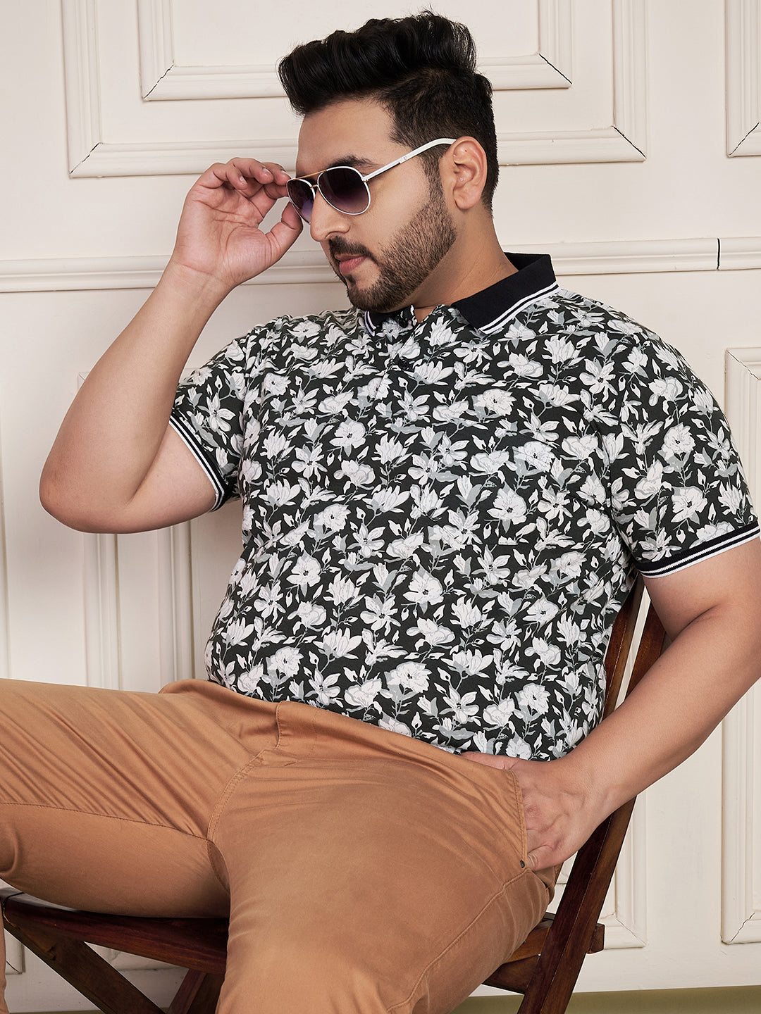 Austivo Men's Polo Neck T-shirt