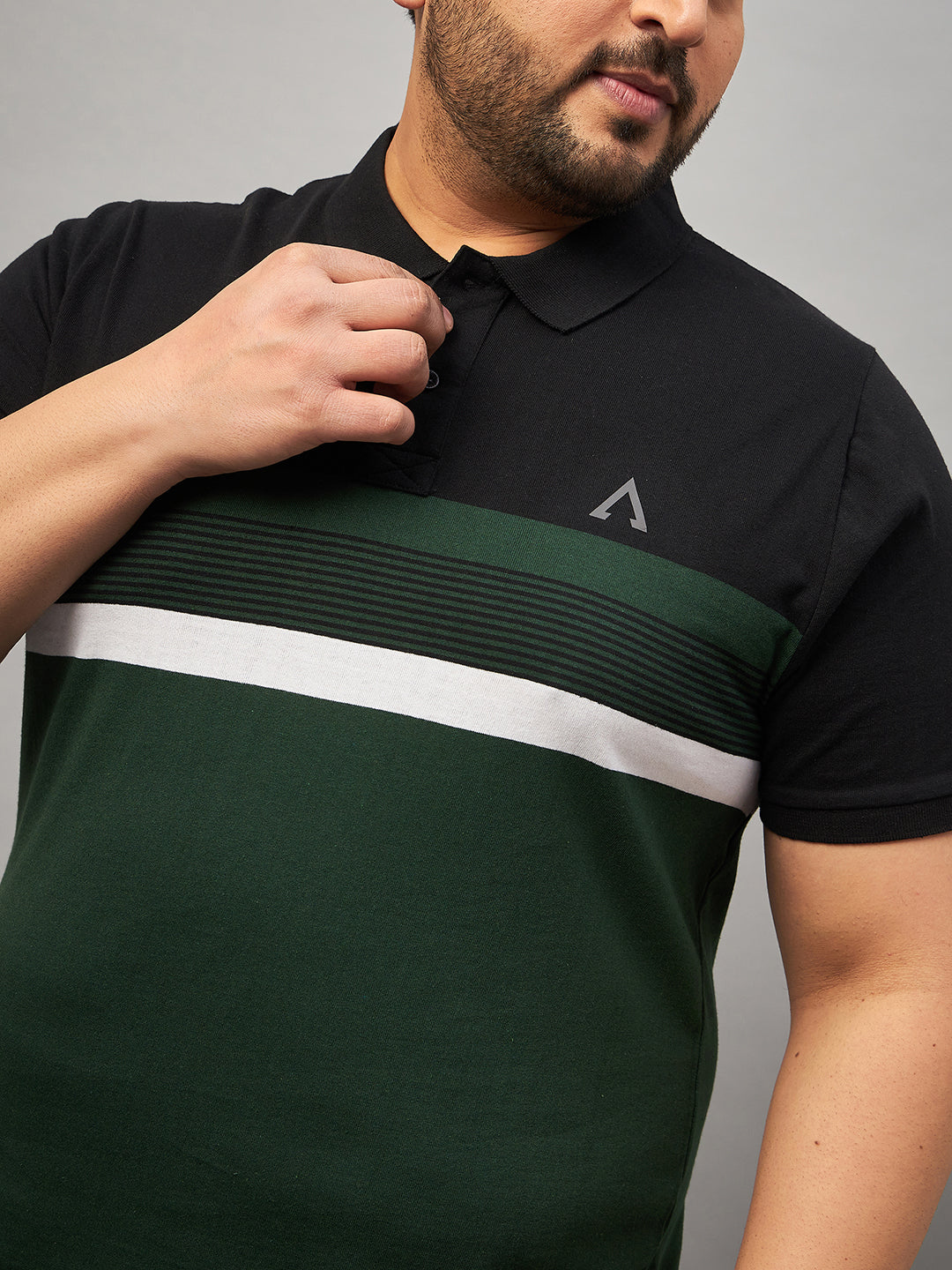 Austivo Men's Polo Neck T-shirt