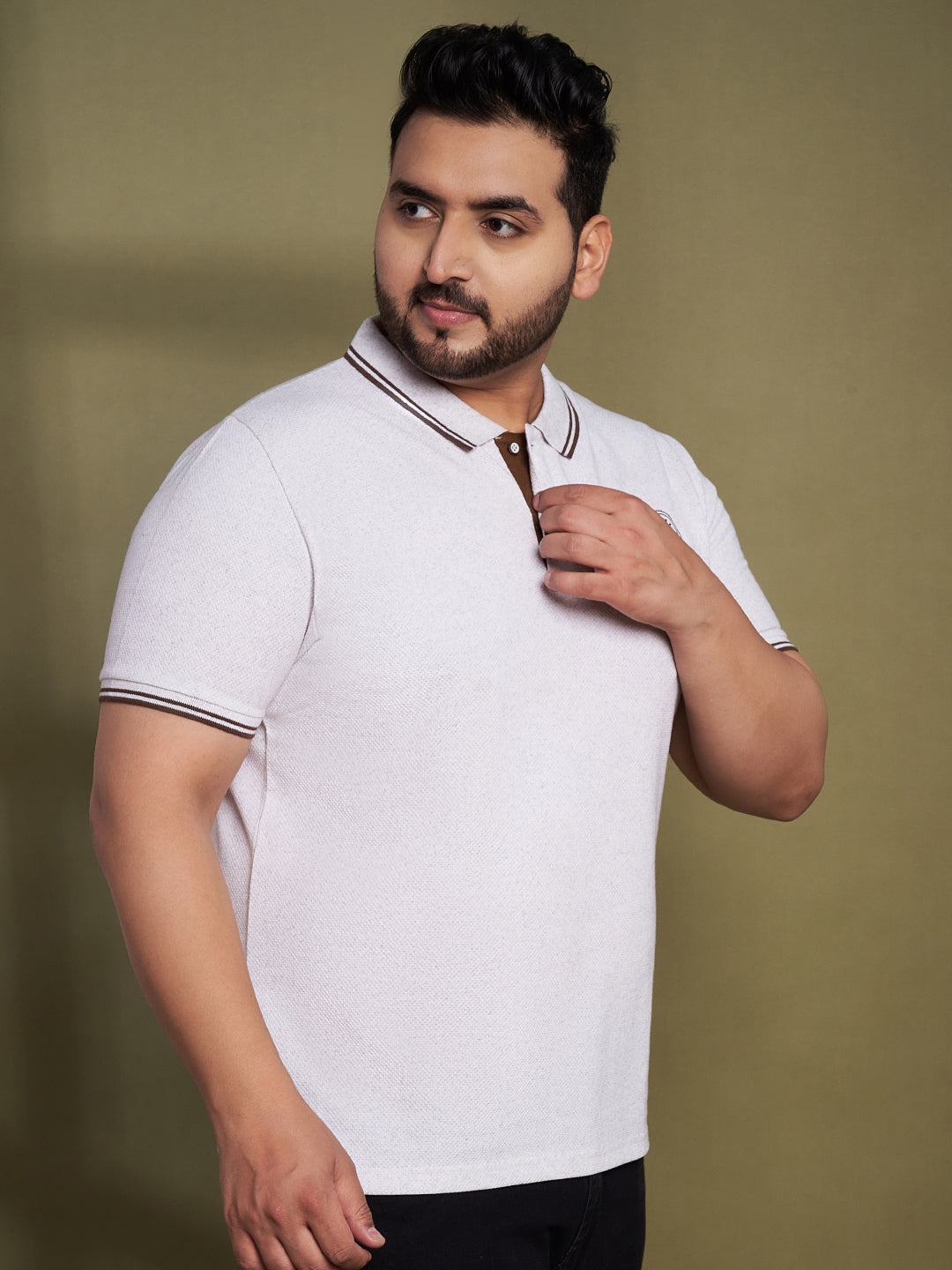 Austivo Men's Polo Neck T-shirt