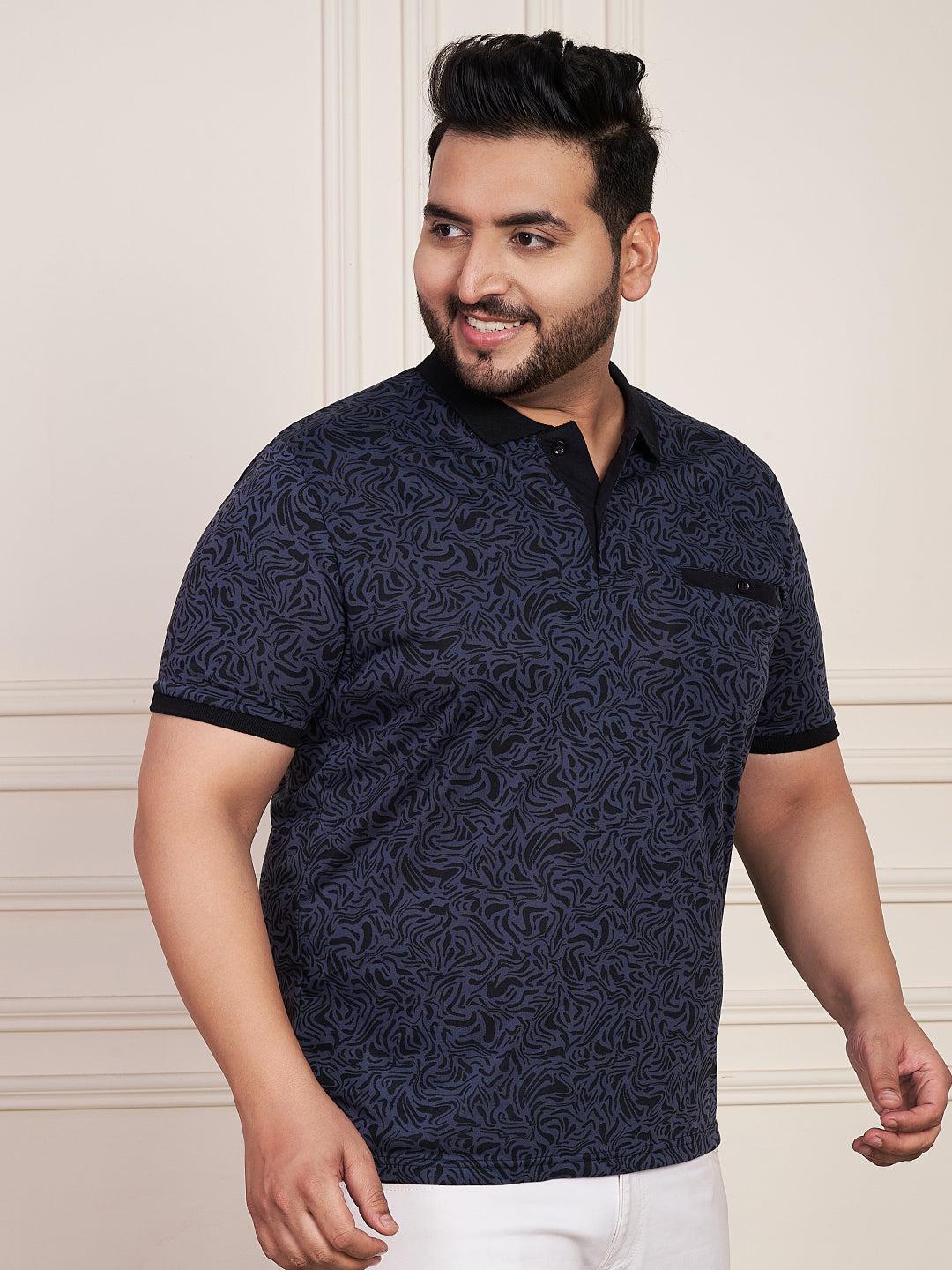 Austivo Men's Polo Neck T-shirt