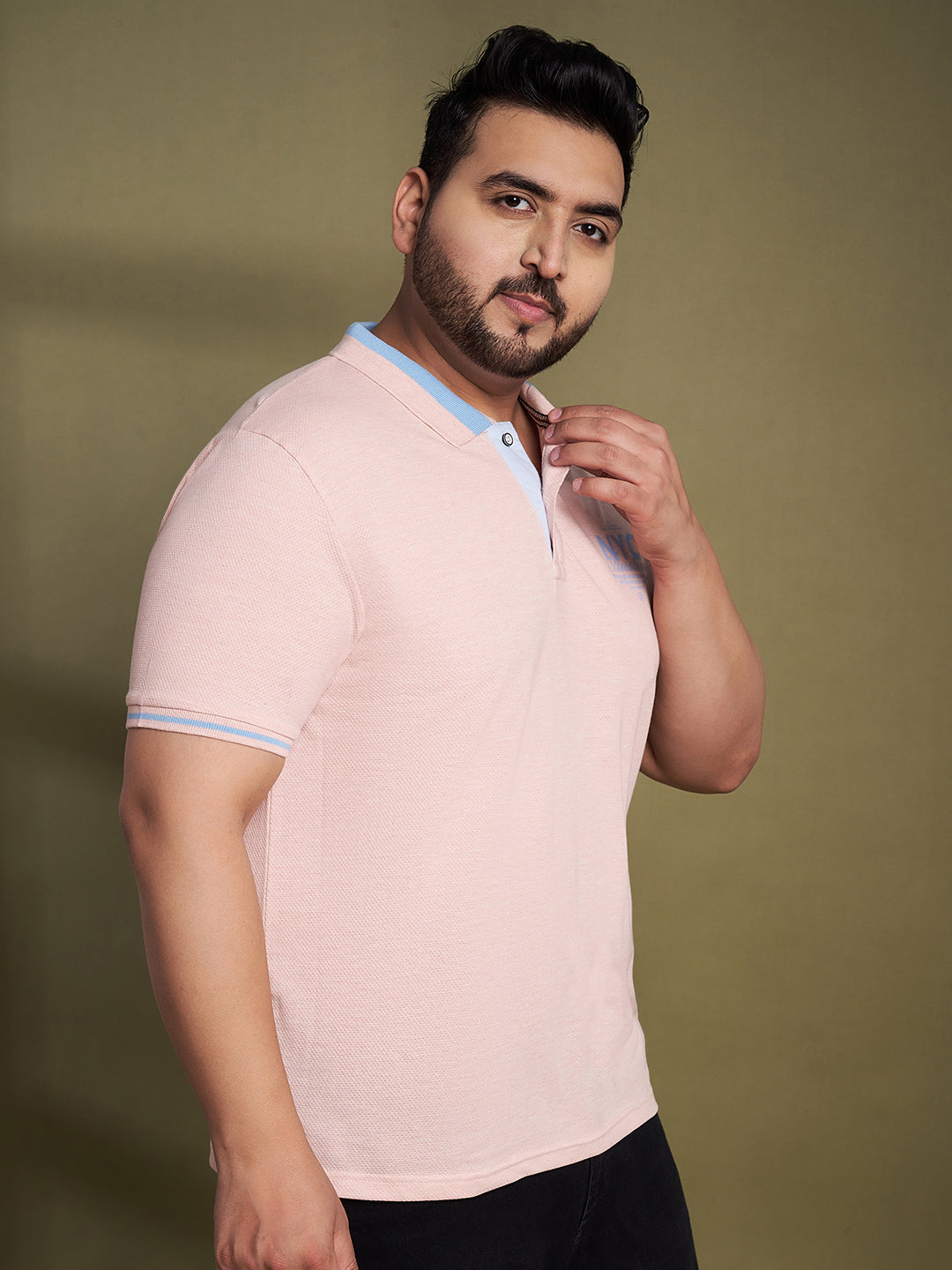 Austivo Men's Polo Neck T-shirt