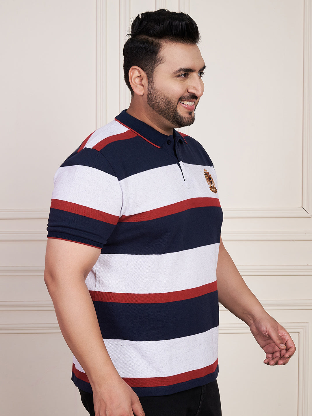 Austivo Men's Polo Neck T-shirt