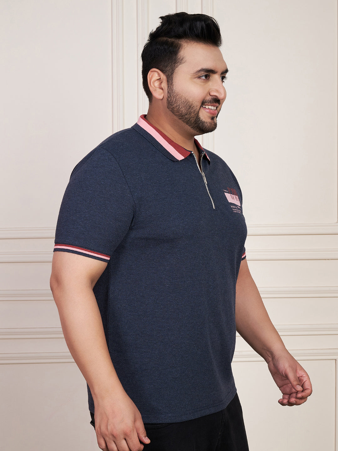 Austivo Men's Polo Neck T-shirt