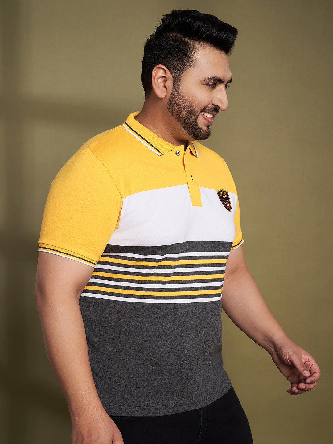 Austivo Men's Polo Neck T-shirt