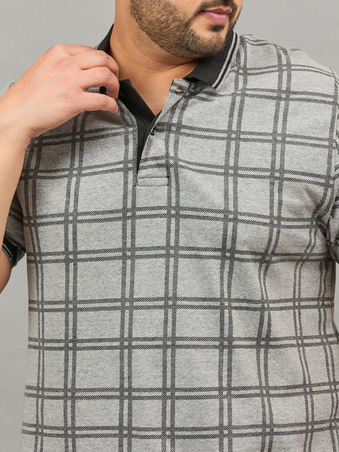 Austivo Men's Polo Neck T-shirt