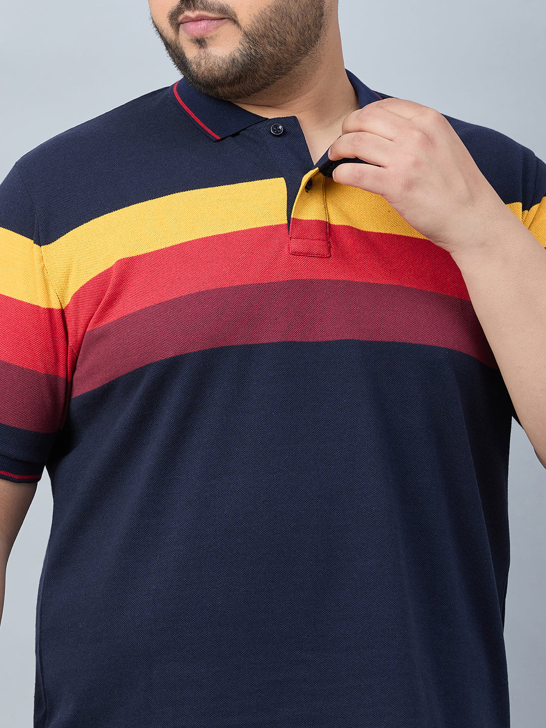 Austivo Men's Polo Neck T-shirt