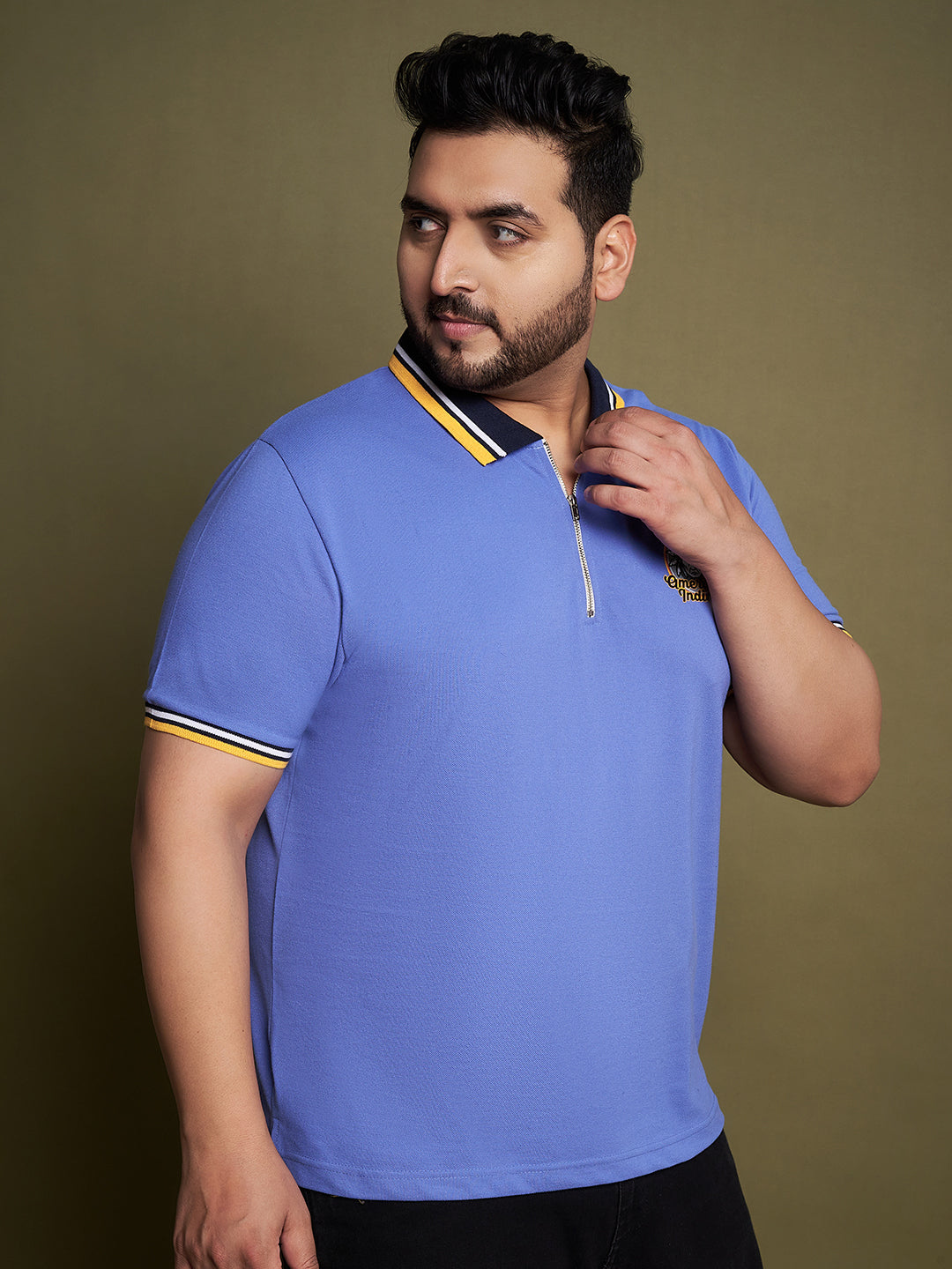 Austivo Men's Polo Neck T-shirt