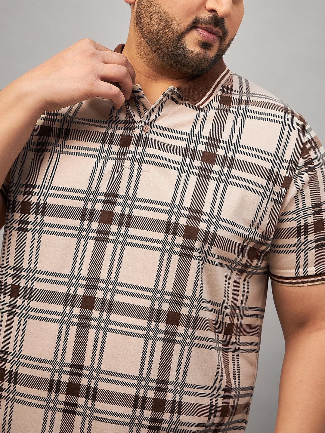 Austivo Men's Polo Neck T-shirt