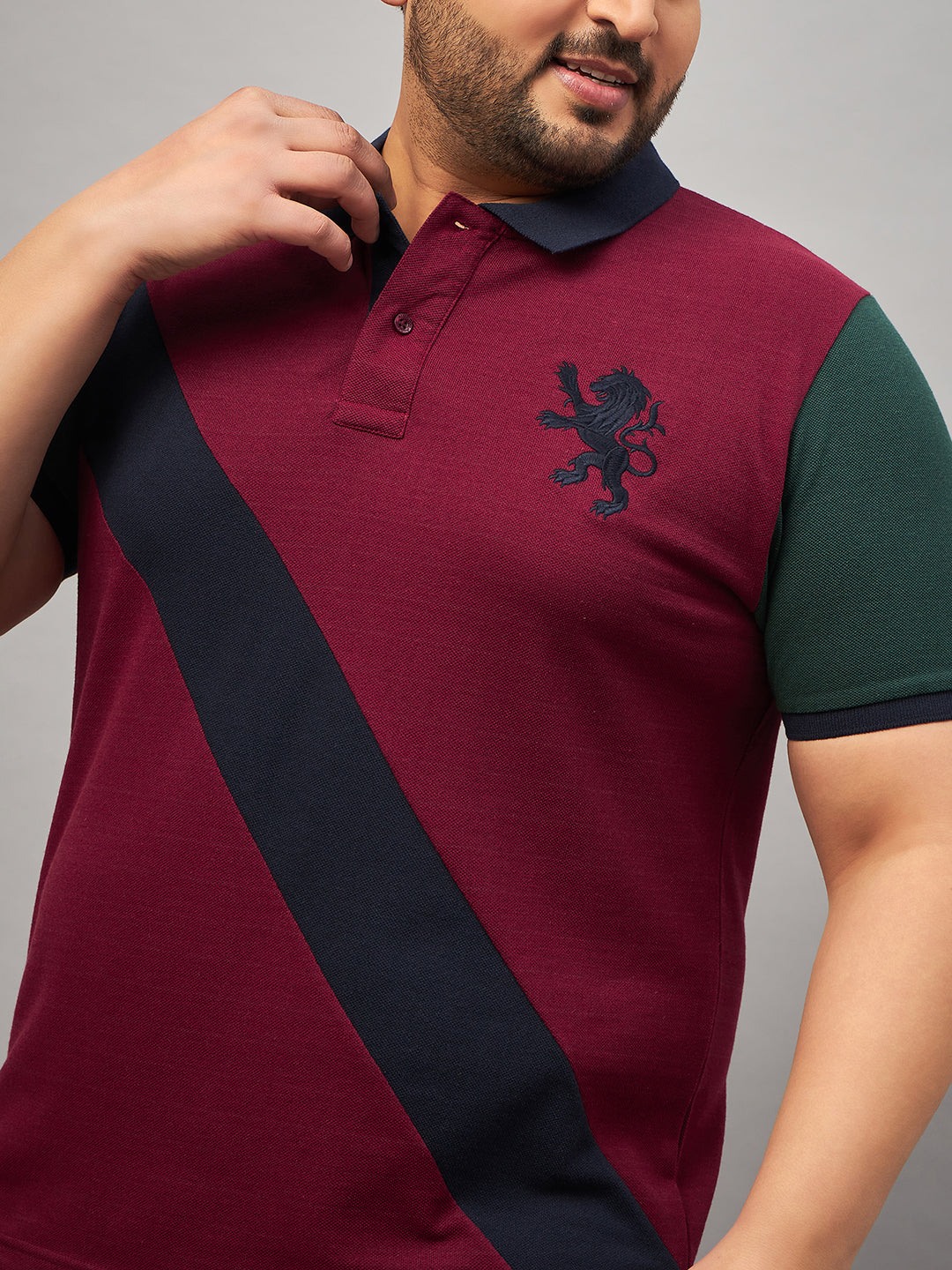 Austivo Men's Polo Neck T-shirt