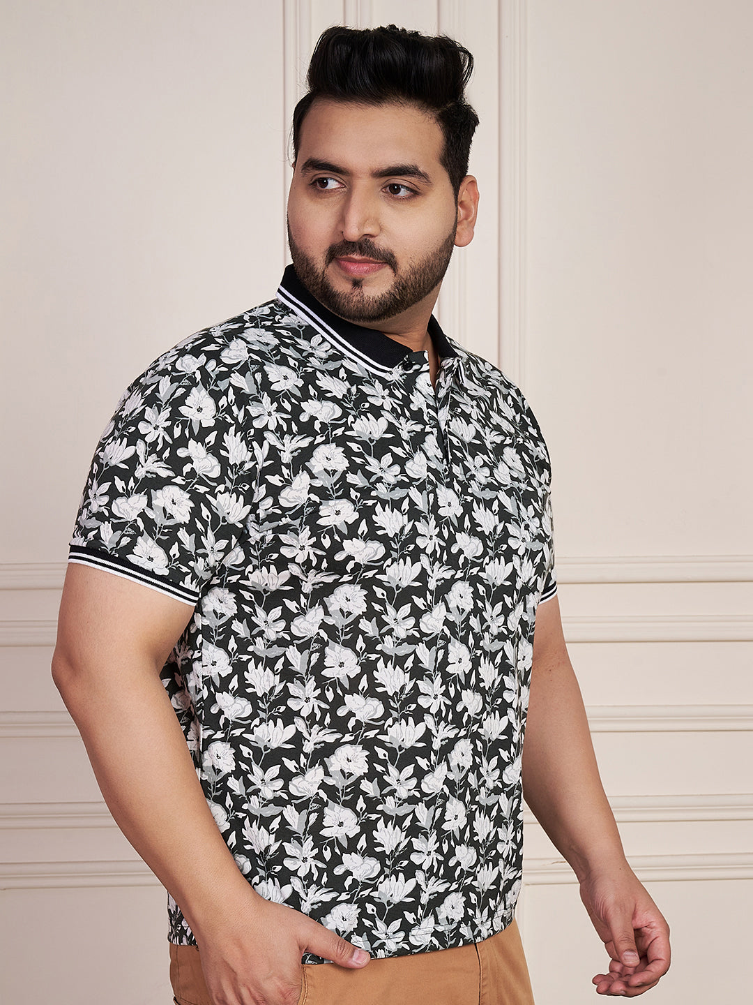 Austivo Men's Polo Neck T-shirt
