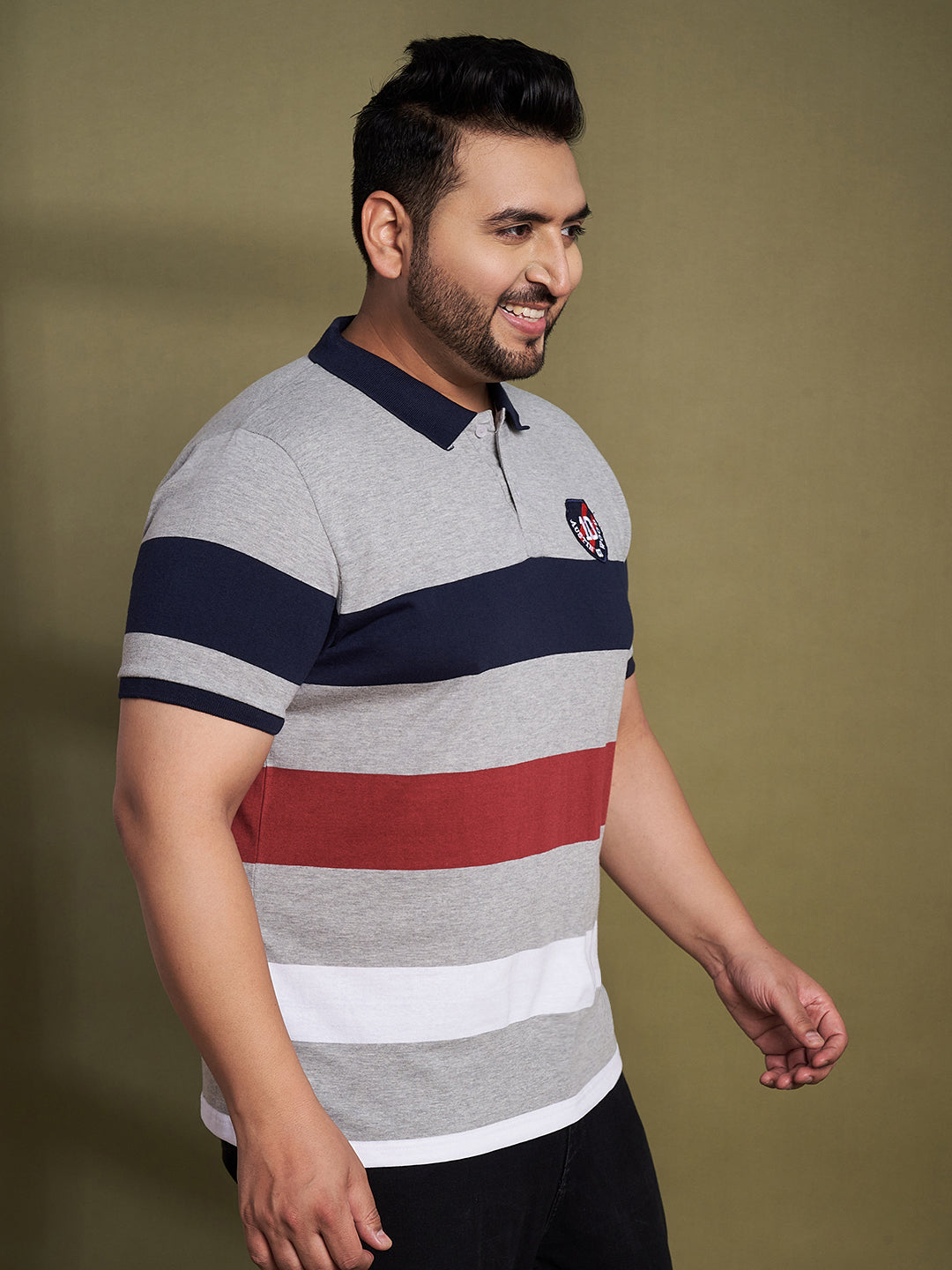 Austivo Men's Polo Neck T-shirt