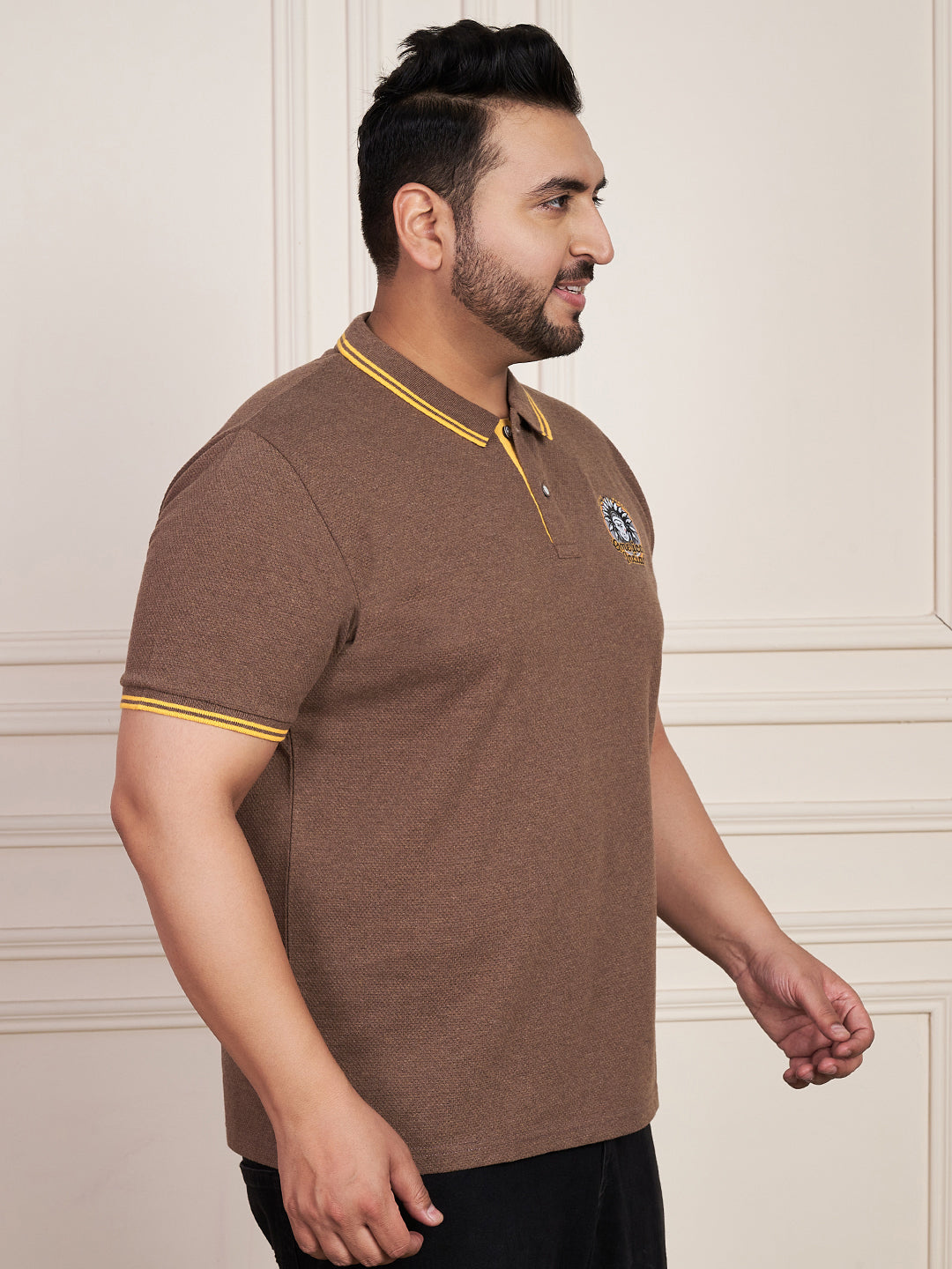 Austivo Men's Polo Neck T-shirt