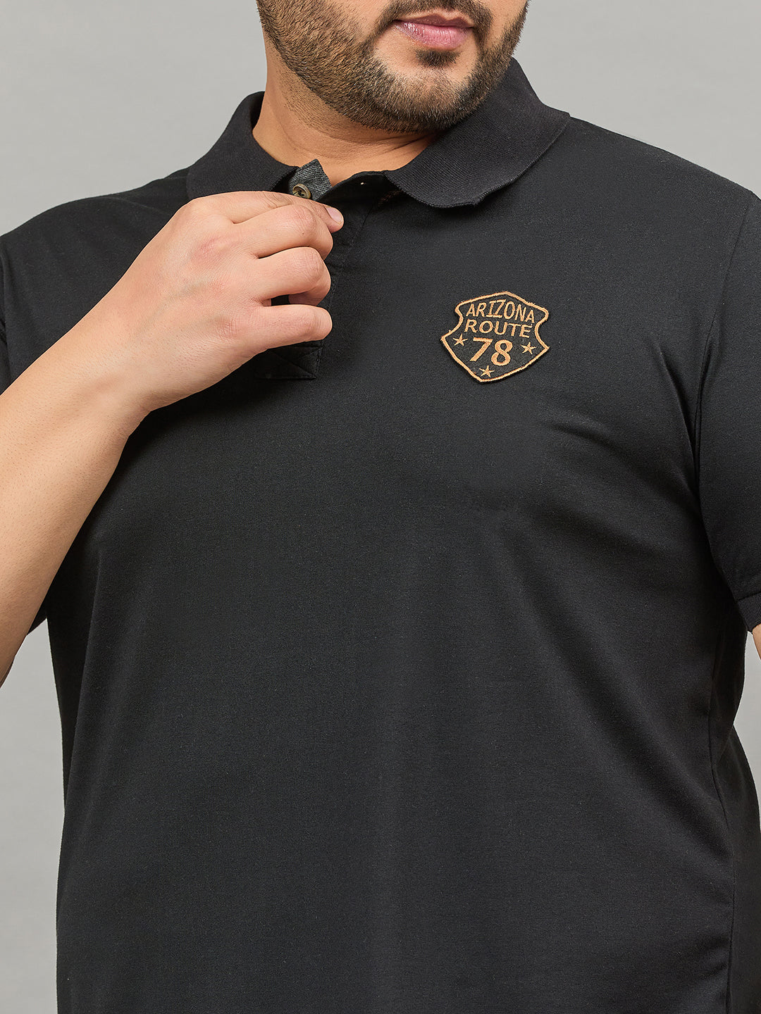 Austivo Men's Polo Neck T-shirt