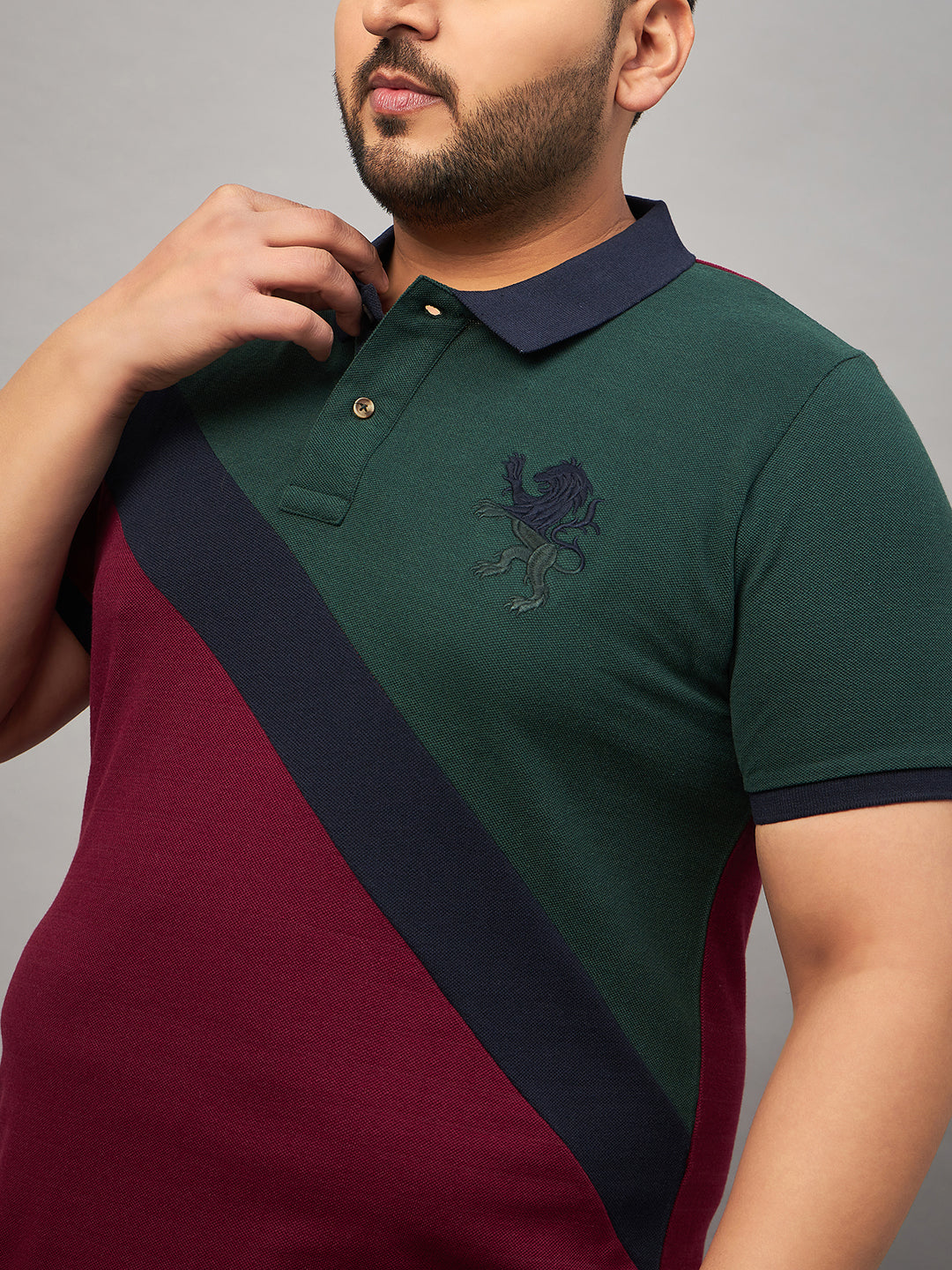 Austivo Men's Polo Neck T-shirt