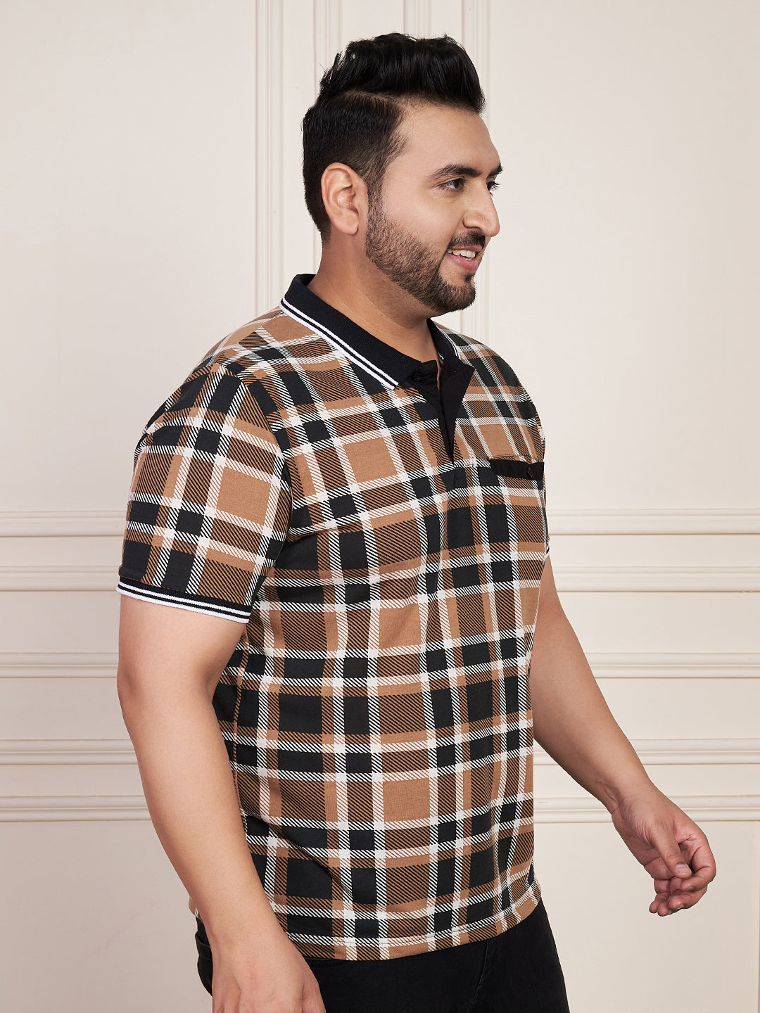 Austivo Men's Polo Neck T-shirt