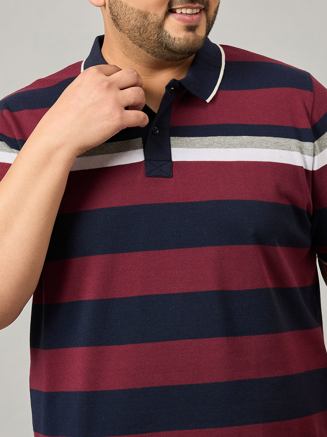 Austivo Men's Polo Neck T-shirt
