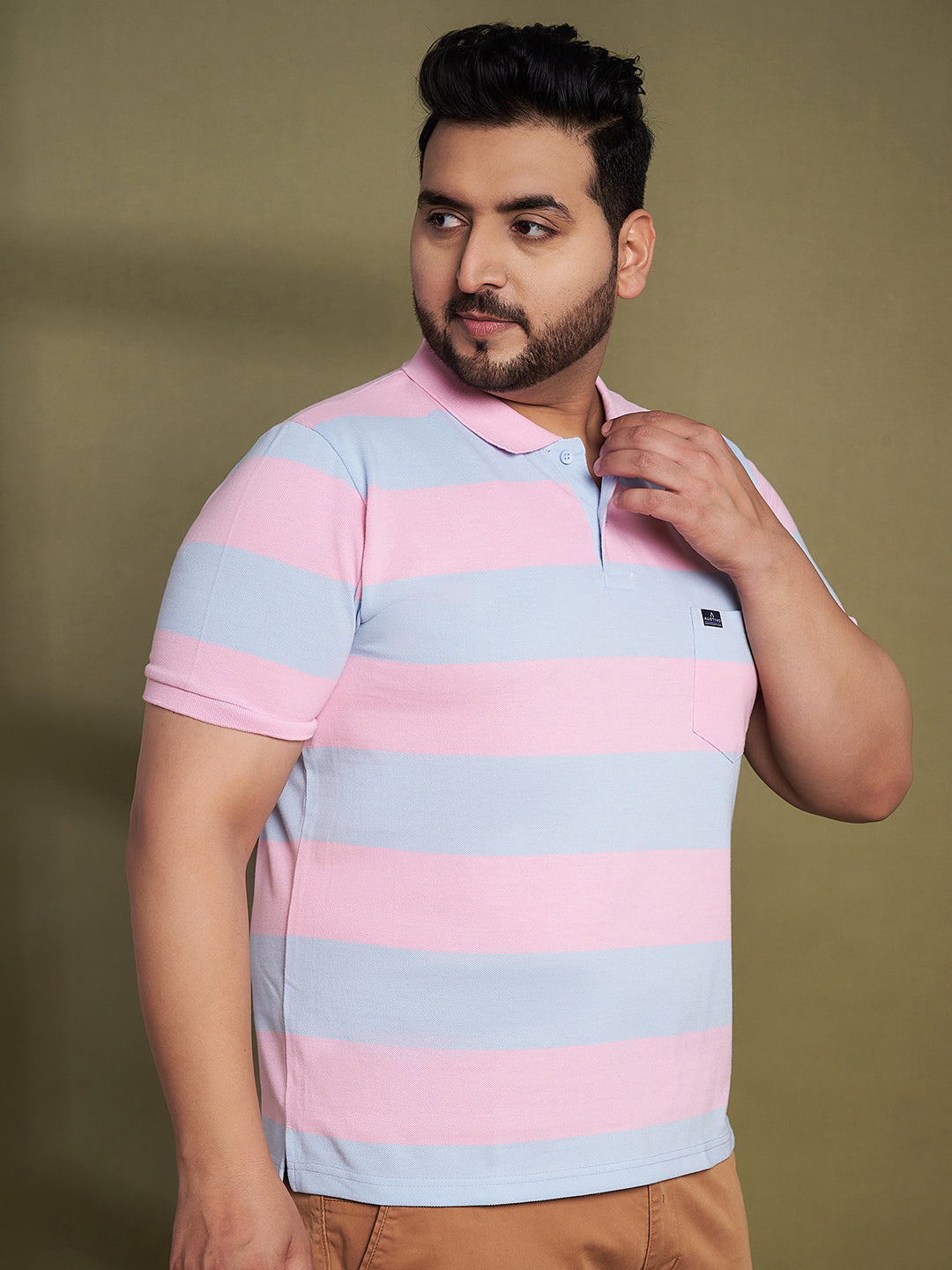 Austivo Men's Polo Neck T-shirt