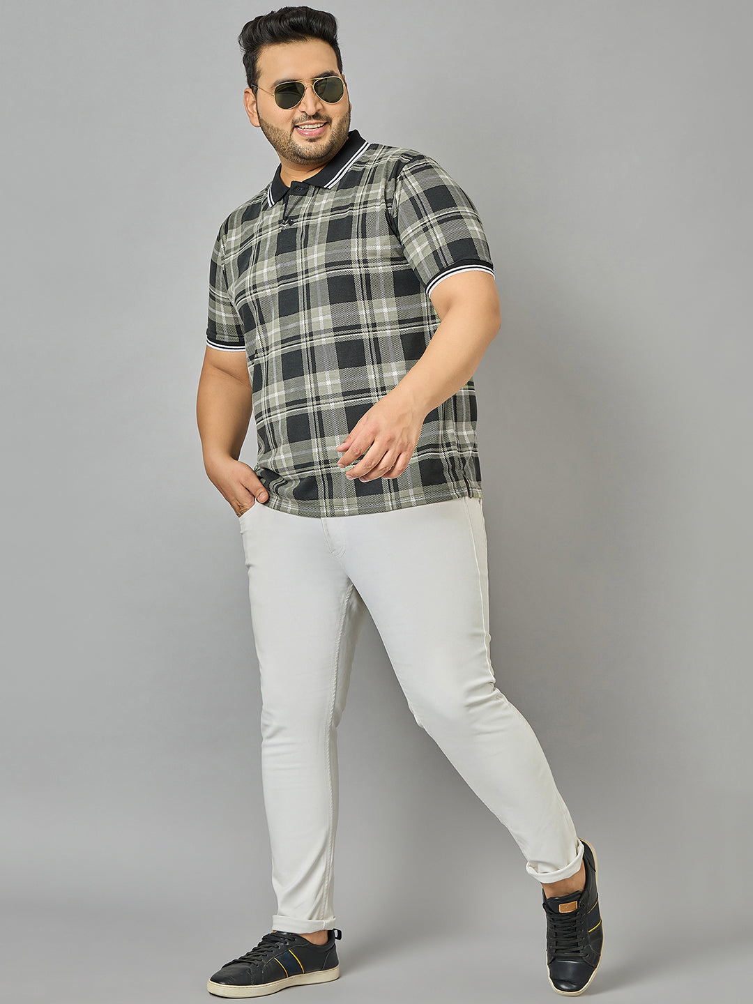 Austivo Men's Polo Neck T-shirt