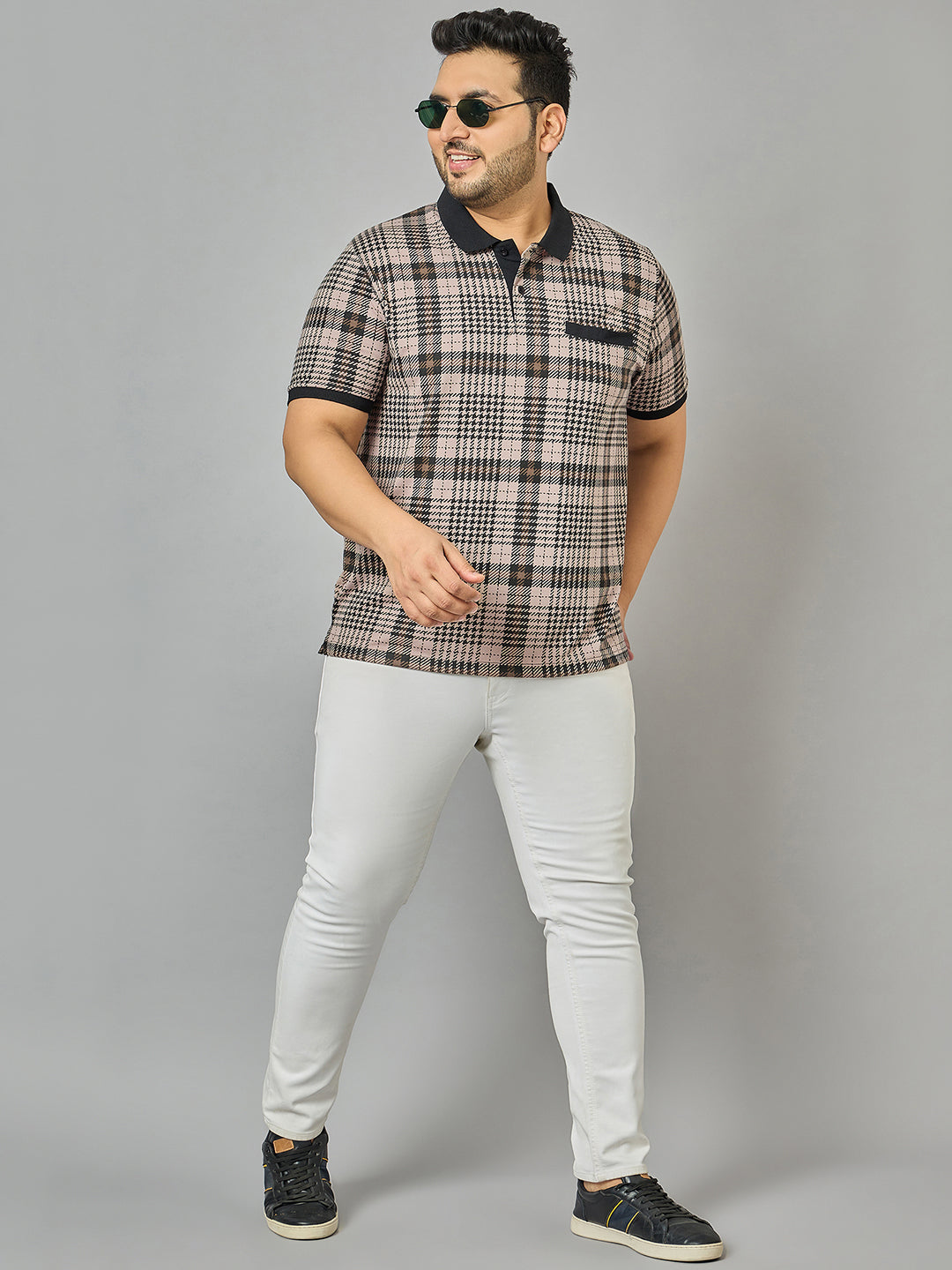 Austivo Men's Polo Neck T-shirt