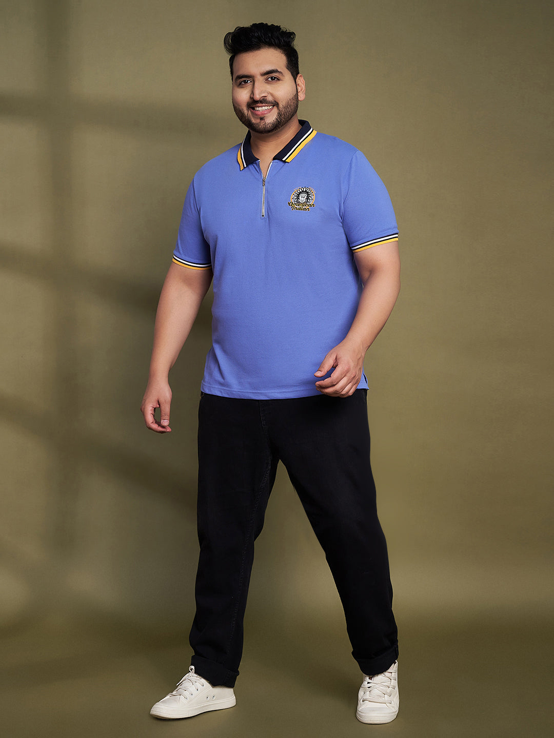 Austivo Men's Polo Neck T-shirt