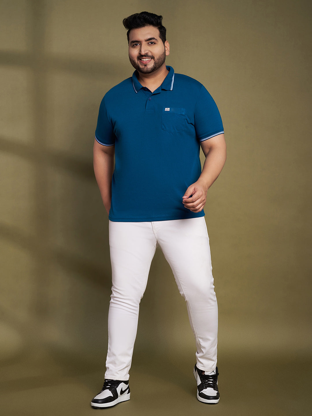 Austivo Men's Polo Neck T-shirt