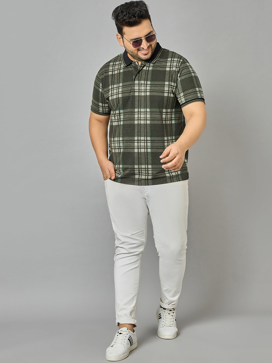 Austivo Men's Polo Neck T-shirt