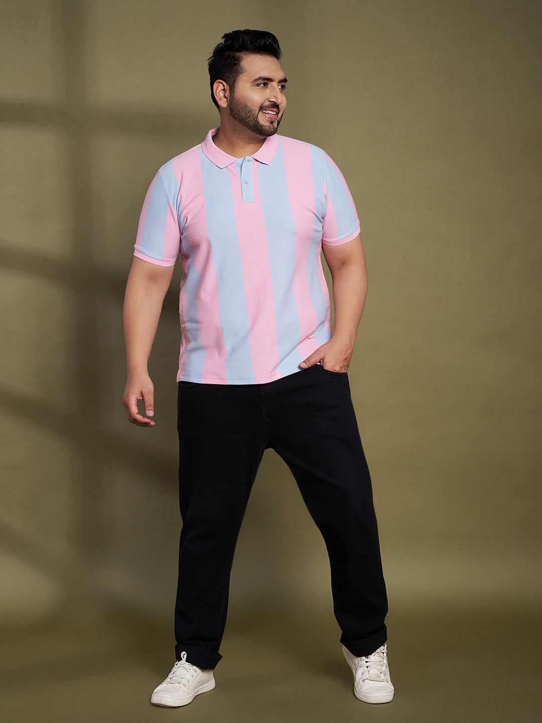 Austivo Men's Polo Neck T-shirt