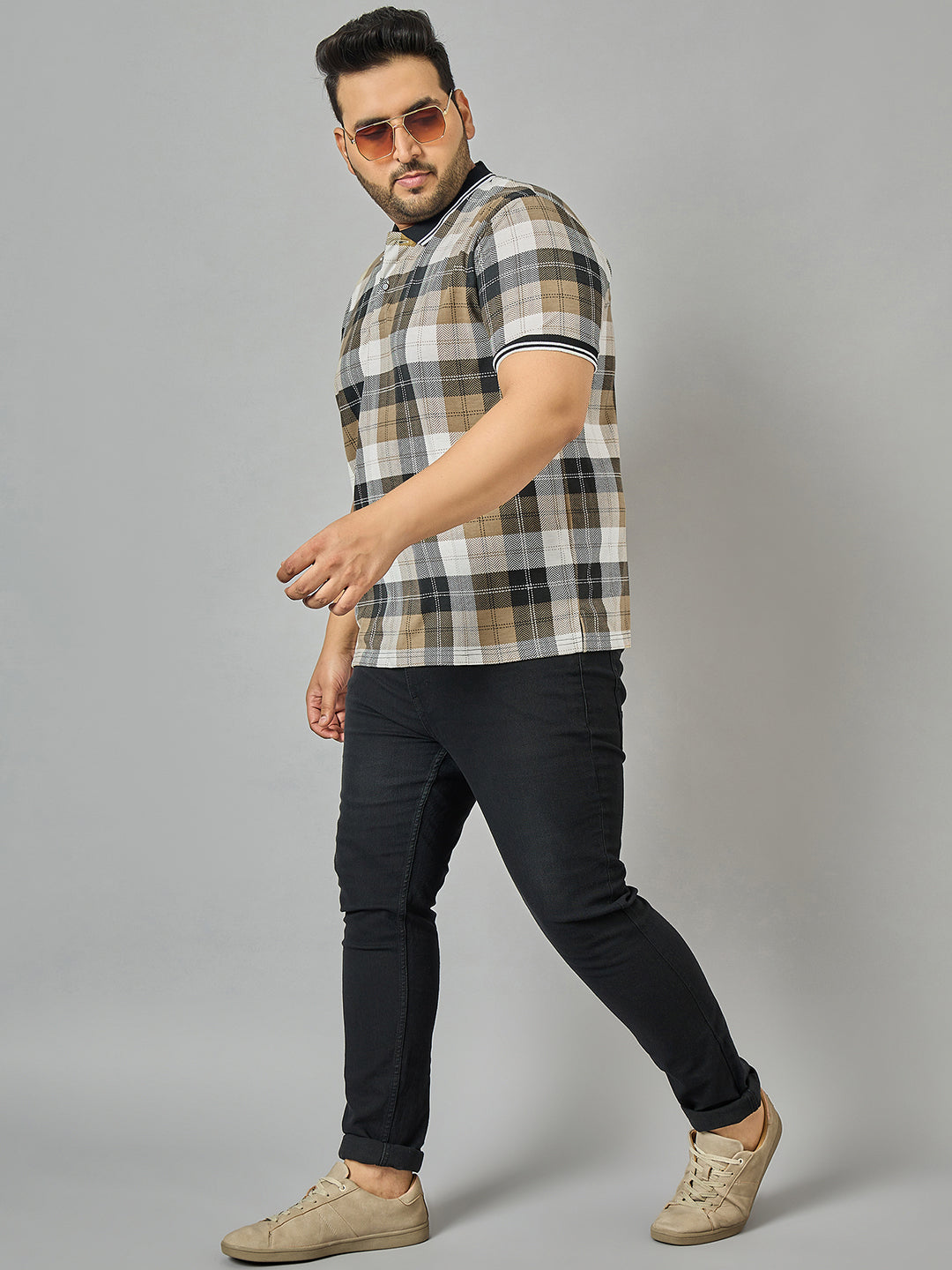 Austivo Men's Polo Neck T-shirt