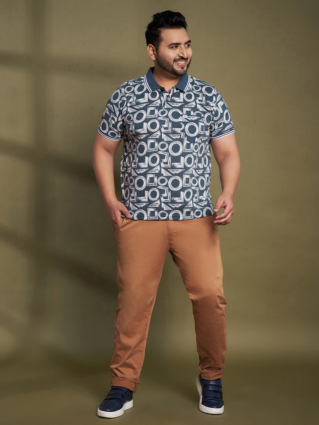 Austivo Men's Polo Neck T-shirt