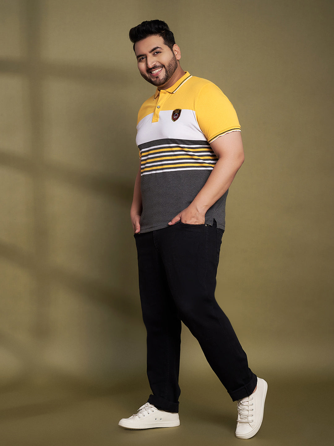 Austivo Men's Polo Neck T-shirt