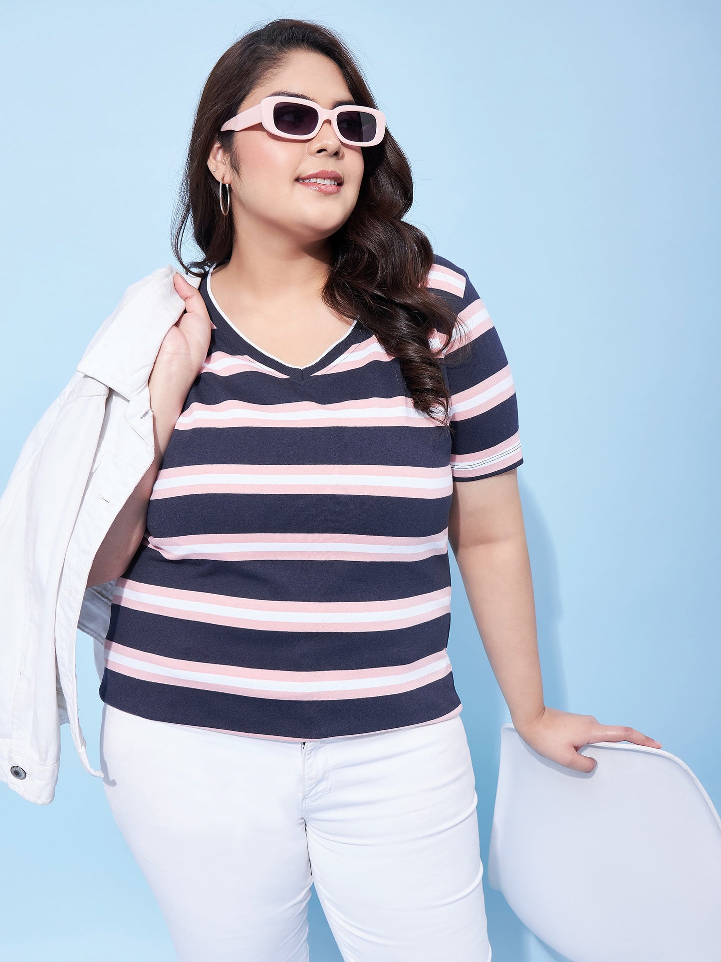 Austivo Casual Striper Women Top