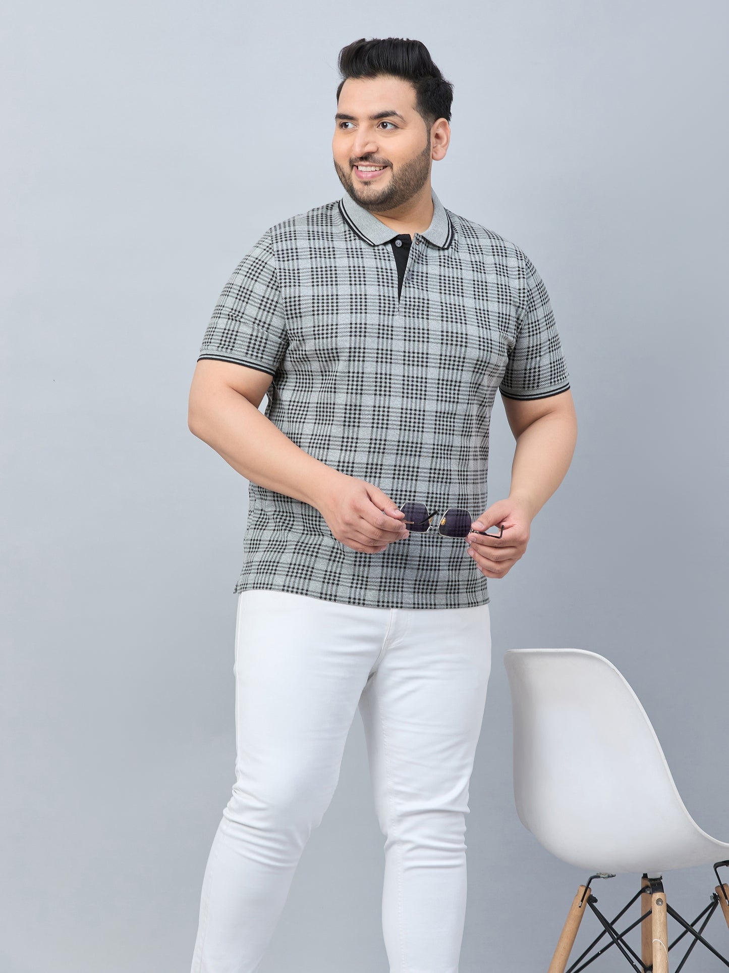 Austivo Men's Polo Neck T-shirt