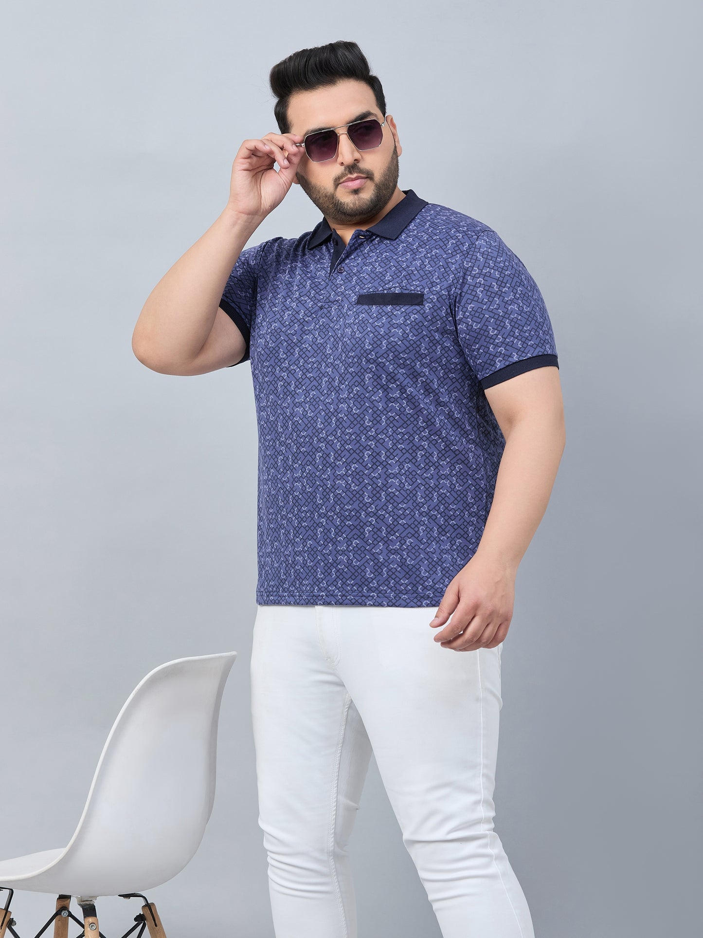 Austivo Men's Polo Neck T-shirt